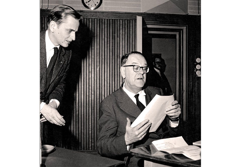 olof palme tage erlander radiostudio debatt 1958